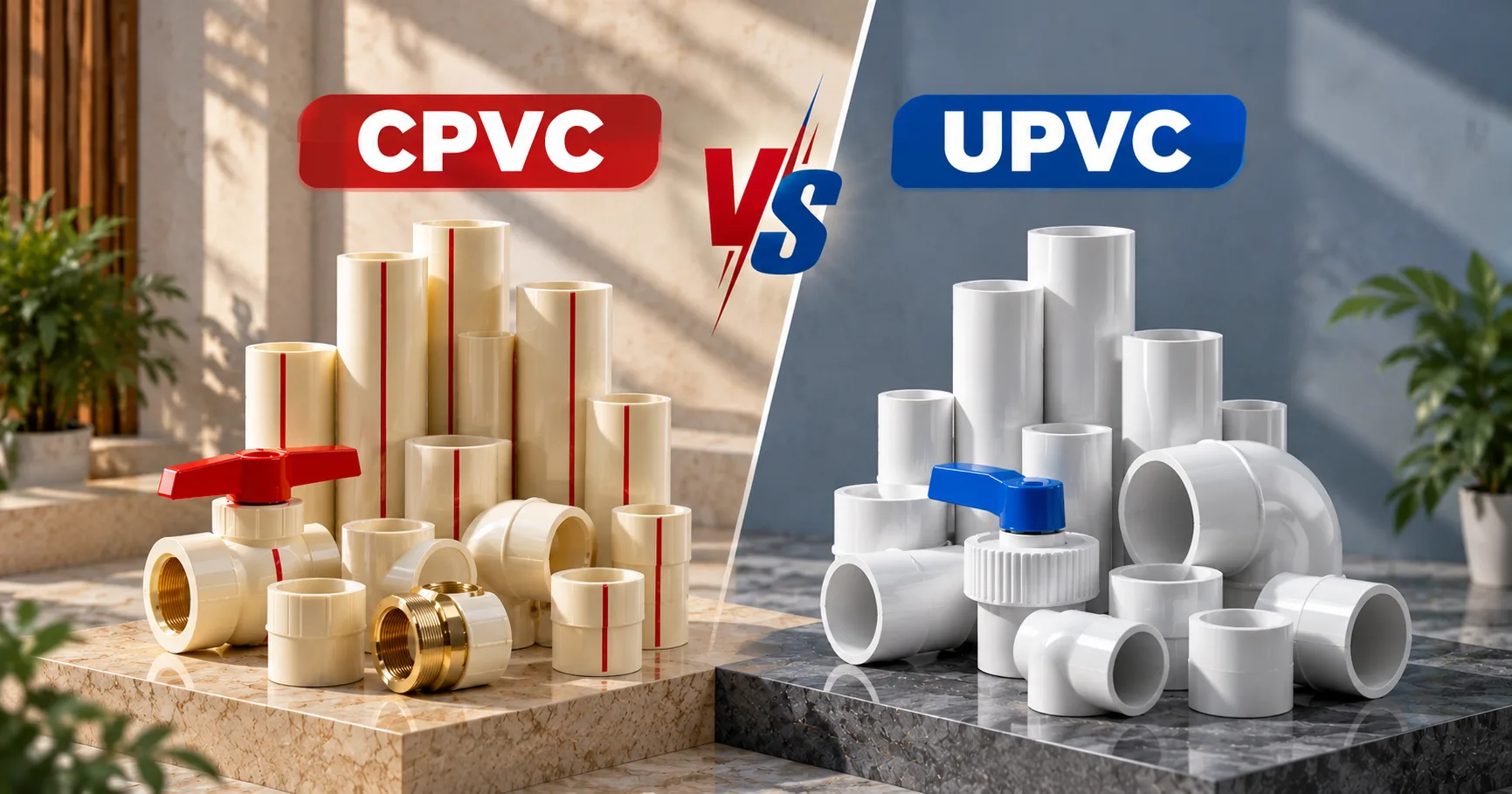 CPVC vs UPVC Pipes: Which Is Better for Plumbing in Nagpur?