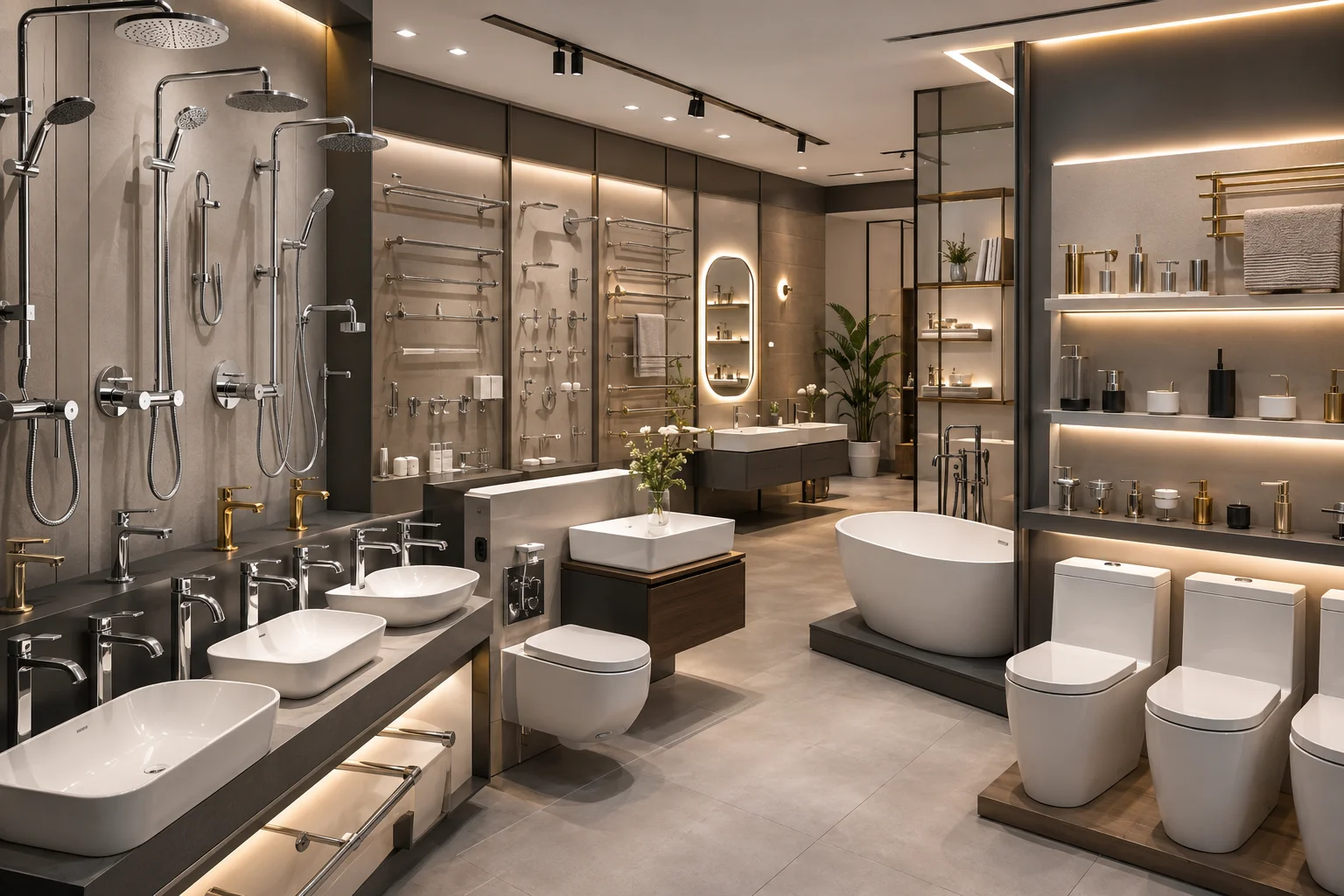 Luxury bathroom fittings and sanitaryware