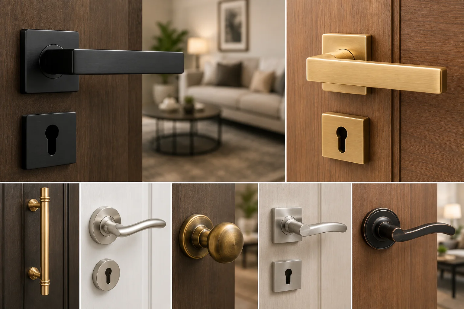 Premium door handles for modern home